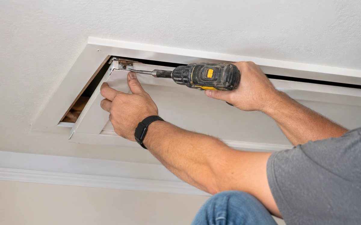 Attic door repair contractor